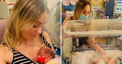 The Apprentice star Michelle Dewberry welcomes baby son nine weeks early as she details complicated pregnancy - www.ok.co.uk - Jordan