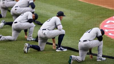 Rudy Giuliani Attacks "Disgraceful" NY Yankees Players Who Took a Knee in Protest During National Anthem - www.hollywoodreporter.com - New York - Washington
