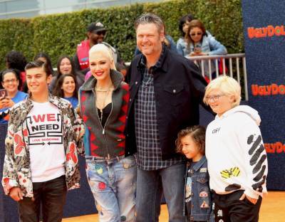 Blake Shelton Says It Was ‘Scary’ Starting To Parent Gwen Stefani’s Kids - perezhilton.com - city Kingston