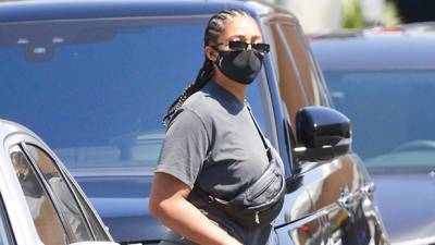 Jordyn Woods Shows Off New Cornrows Hairdo 1 Day After Tristan Thompson Displays The Same Look - hollywoodlife.com - Los Angeles