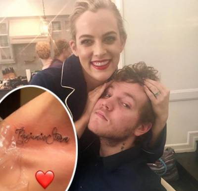 Riley Keough Debuts New Tattoo In Honor Of Late Brother Benjamin - perezhilton.com