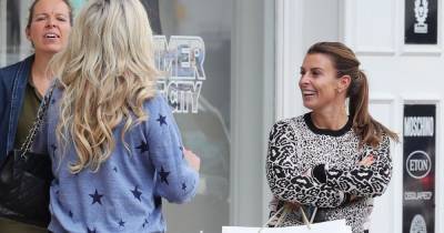 Coleen Rooney is all smiles as she goes on epic shopping spree with pals amid Rebekah Vardy feud - www.ok.co.uk - county Cheshire