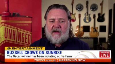 Russell Crowe Jokes He ‘Wasn’t Too Impressed’ With His Teenage Boys’ Reason For Not Quarantining With Him - etcanada.com - Australia - county Spencer