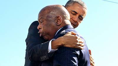 Barack Obama Remembers ‘Hero’ John Lewis With Eulogy: We Owe ‘Great Debt’ To The Civil Rights Icon - hollywoodlife.com - USA - Indiana - county Clinton