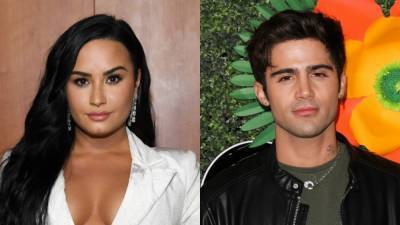 Demi Lovato and Max Ehrich Are So in Love in Beachside PDA-Filled Pic - www.etonline.com - county Love