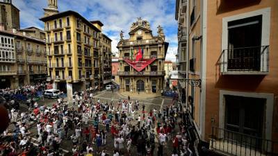 Little to celebrate in Pamplona with no running of the bulls - abcnews.go.com - Spain