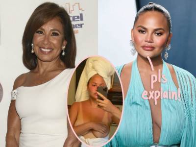 Chrissy Teigen Calls Out FOX Host Jeanine Pirro For Creeping On A Picture Of Her Boobs! - perezhilton.com - New York