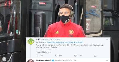 Andreas Pereira hits back at Manchester United fans after Twitter abuse - www.manchestereveningnews.co.uk - Manchester