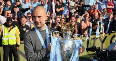 Pep Guardiola tells Man City and Liverpool FC rivals how many points they'll need to win Premier League - www.manchestereveningnews.co.uk - Manchester - city While