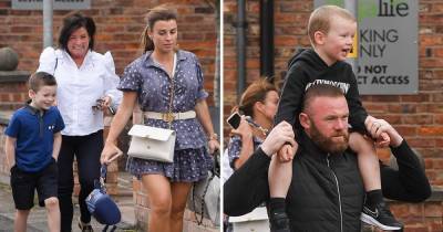 Coleen and Wayne Rooney take their four sons out for lunch in sweet family outing amid Rebekah Vardy row - www.ok.co.uk - county Cheshire