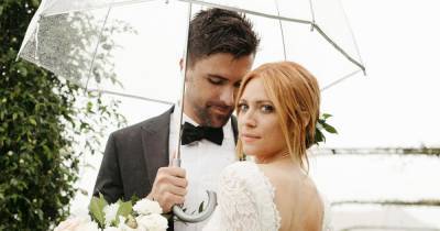See the 2 Breathtaking Wedding Dresses Brittany Snow Wore on Her Wedding Day: Pics - www.usmagazine.com