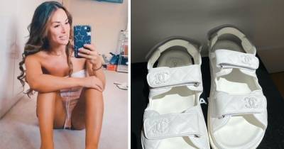 Courtney Green shows fans how to get Chanel style sandals for less with these designer dupes - www.ok.co.uk
