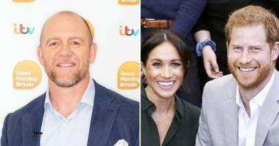 Queen’s Grandson-in-Law Mike Tindall Hopes Prince Harry and Meghan Markle Can ‘Be Happy’ After Royal Exit - www.usmagazine.com - Britain