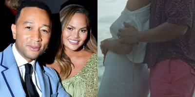 Chrissy Teigen Hints She's Pregnant, Expecting Third Child with John Legend - www.justjared.com - county Clark - city Gary, county Clark