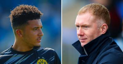 Borussia Dortmund CEO aims dig at Man Utd great Paul Scholes over Jadon Sancho transfer claim - www.manchestereveningnews.co.uk - Manchester - Germany - Sancho