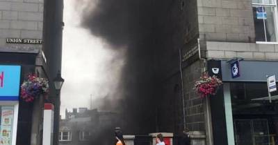 Fire crews rush to blaze in Aberdeen city centre - www.dailyrecord.co.uk - Scotland - city Aberdeen