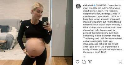 Claire Holt worried about postpartum struggles: 'I'm so anxious' - www.msn.com