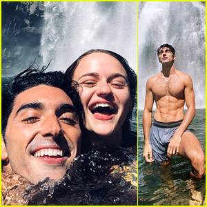 Joey King Swims Under a Waterfall with Taylor Zakhar Perez During Post-Birthday Getaway! - www.justjared.com