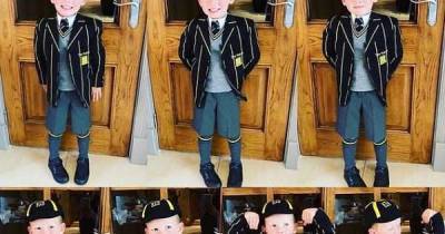 Coleen Rooney shares snaps of son Kit, 4, in his new school uniform - www.msn.com - Barbados