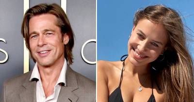 Brad Pitt and Nicole Poturalski Looked Flirty at Kanye West Concert 9 Months Before Dating News - www.usmagazine.com - Los Angeles - Hollywood