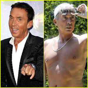 DWTS' Bruno Tonioli Shows Off New Silver Hair While Going Shirtless in L.A. - www.justjared.com - Britain - Los Angeles - Italy