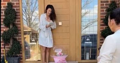 Michelle Keegan 'shaking' as sister-in-law asks her to be a bridesmaid - while wearing her dressing gown - www.manchestereveningnews.co.uk - Spain - county Page