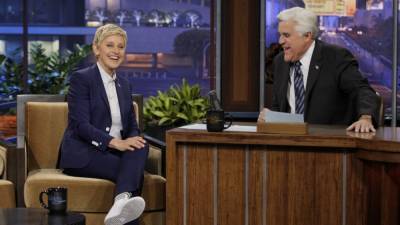 Jay Leno Shares His Support for Ellen DeGeneres Amid Workplace Allegations - www.etonline.com