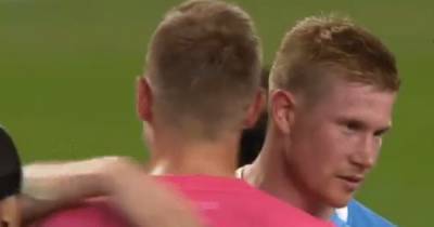 Man City fans notice what Toni Kroos did to Kevin De Bruyne after win vs Real Madrid - www.manchestereveningnews.co.uk - Manchester - Germany