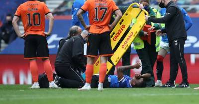 Alfredo Morelos stretchered off as Rangers star victim of horror challenge in Dundee United clash - www.dailyrecord.co.uk