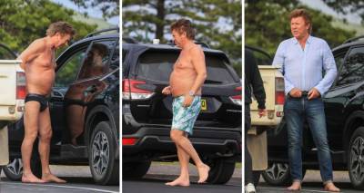 Richard Wilkins strips off in the middle of a public place - www.newidea.com.au