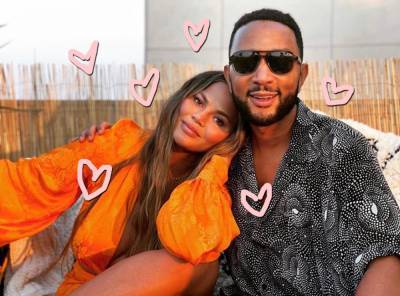 How Chrissy Teigen Celebrated 7th Anniversary With John Legend — With Help From Their Kids! - perezhilton.com