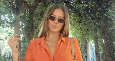Brad Pitt's rumoured GF Nicole Poturalski dons an orange ensemble and shares a cryptic post on happy people - www.pinkvilla.com - France - Germany