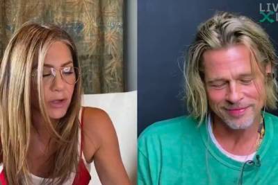 Brad Pitt and Jennifer Aniston Reunite for ‘Fast Times at Ridgemont High’ Virtual Table Read (Video) - thewrap.com