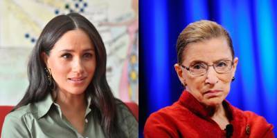 Duchess Meghan Pays Tribute to "Justice of Courage" Ruth Bader Ginsburg in a Statement - www.harpersbazaar.com - county Clinton