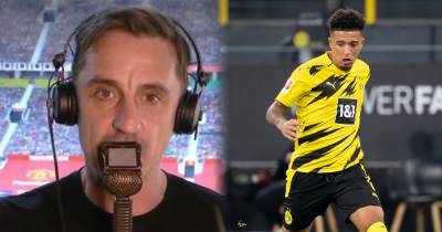 Gary Neville tells Manchester United what they need more than Jadon Sancho - www.manchestereveningnews.co.uk - Manchester - Sancho