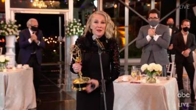 Catherine O'Hara Says She's 'Forever' Grateful to Eugene and Daniel Levy After 2020 Emmy Win - www.etonline.com