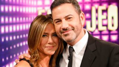 Jennifer Aniston, Jimmy Kimmel face fire scare on stage at 2020 Emmy Awards - www.foxnews.com