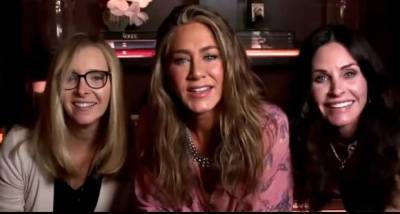 Emmys 2020: Jennifer Aniston reunites with Friends' Courteney Cox & Lisa Kudrow; Literally sets stage on fire - www.pinkvilla.com