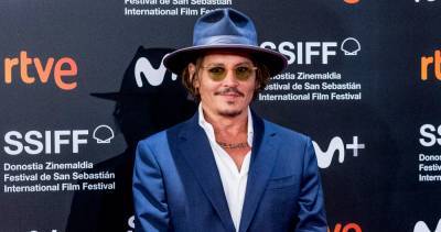 Johnny Depp Looks Handsome in Navy for 'Crock of Gold' Premiere at San Sebastian International Film Festival - www.justjared.com - Spain - county Sebastian