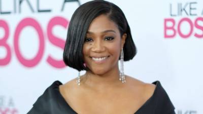 Tiffany Haddish on Why She Spends More Time at 'My Man' Common's House - www.etonline.com