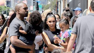 Kanye West Hugs Son Psalm, 1, In Sweet Photo With All 4 Kids Shared By Kim Kardashian - hollywoodlife.com - Chicago