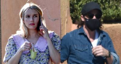 Emma Roberts Wears Pretty Floral Dress While Out with Garrett Hedlund - www.justjared.com - Los Angeles