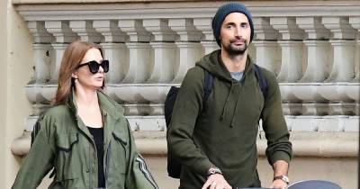 Millie Mackintosh and Hugo Taylor are couple goals in matching outfits as they take baby Sienna for walk - www.ok.co.uk - Taylor - Chelsea