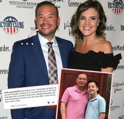 Jon Gosselin’s 16-Year-Old Son Collin Claims Dad ‘Beat Me Up’ & ‘Punched Me In The Face’ In Deleted Instagram Post - perezhilton.com