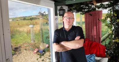 Scots care worker moves to greenhouse to protect family while working through coronavirus pandemic - www.dailyrecord.co.uk - Scotland - county Highlands