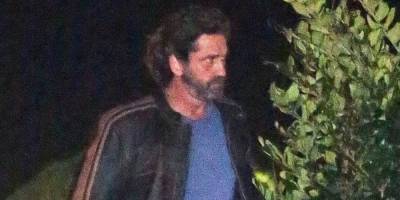 Gerard Butler Rides His Motorcycle To Dinner With A Friend - www.justjared.com - Malibu