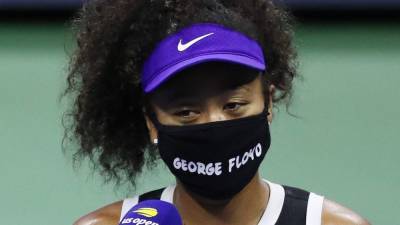 Naomi Osaka Honors George Floyd With US Open Quarterfinal Mask - www.etonline.com - New York - USA - Japan - Minneapolis