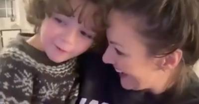 Martine McCutcheon shares adorable moment son Rafferty, 5, discovers she was on The Masked Singer - www.ok.co.uk - Los Angeles