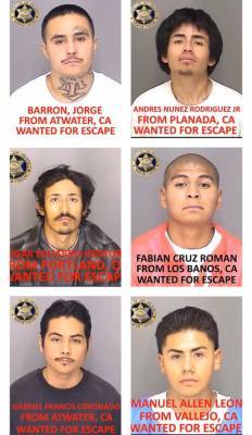 6 inmates escape from California county jail - www.foxnews.com - California - county Merced