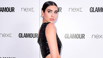Dua Lipa Slays In Super Sexy Plunging Thong Gown Snuggles With Boyfriend Anwar Hadid — Pics - hollywoodlife.com - Mexico